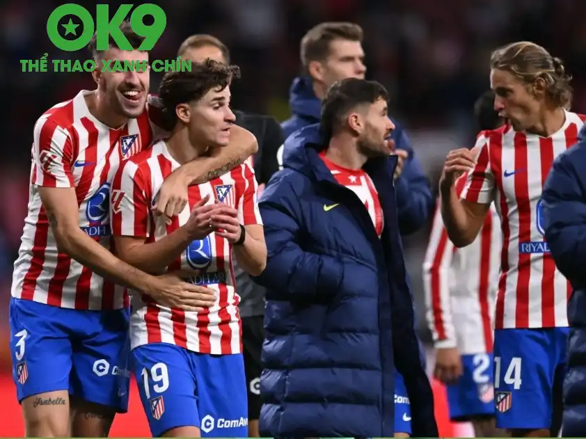 Atletico Madrid đang duy trì được mạch 5 trận thắng liên tiếp trên mọi đấu trường (Ảnh: Goal)