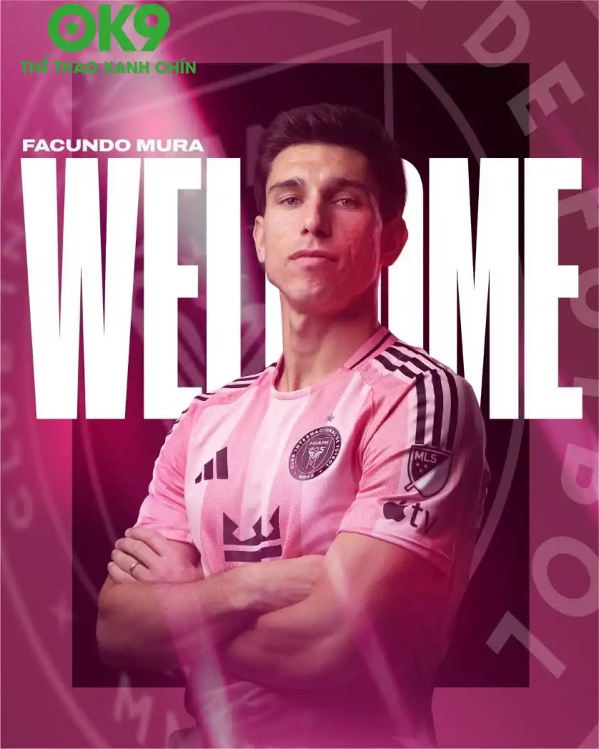 Inter Miami chiêu mộ thành công Facundo Mura (Ảnh: Inter Miami). Inter Miami chiêu mộ thành công Facundo Mura (Ảnh: Inter Miami).